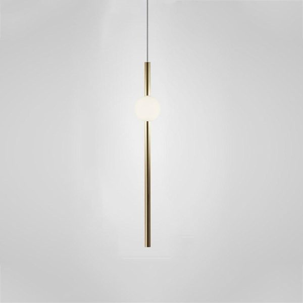 Linear Chandelier Metal Glass Kitchen Dining Room Ceiling Light - Image 8