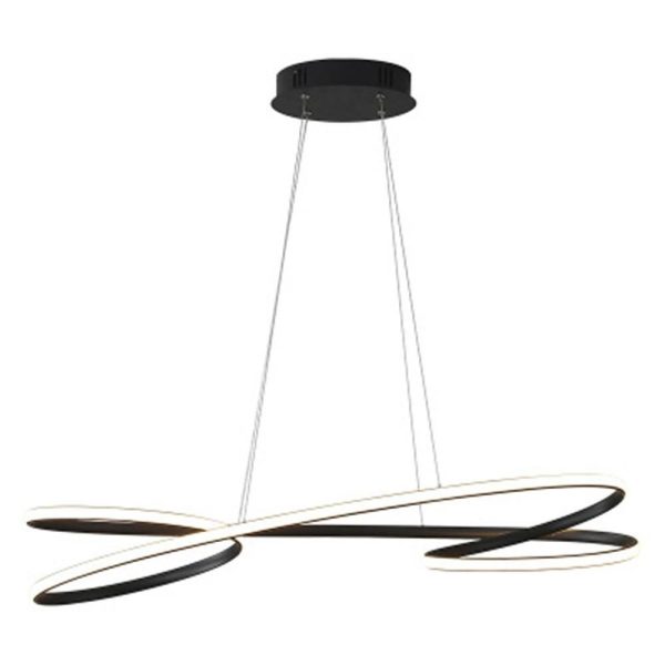Vintage LED Ribbon Twist Chandelier - Image 9