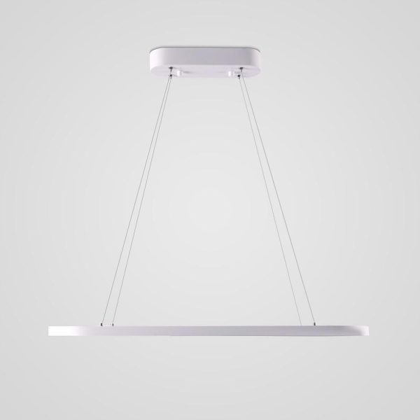 Rectangular Curves Dining Room Chandeliers Metal Modernist Pendant Lighting - Image 7