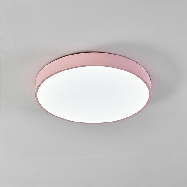 Ultra-thin Round LED Modern Ceiling Lights Flush Mount Lighting - Image 9