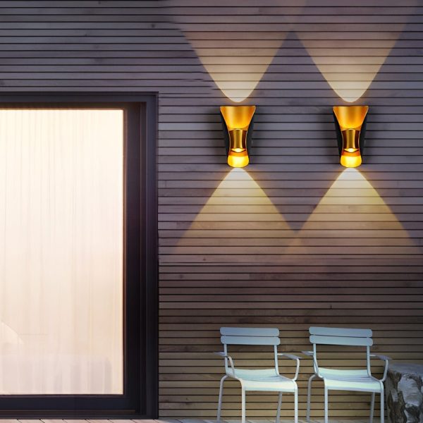 Unique Creative Up and Down Lights Outdoor Wall Lights Waterproof Wall Sconces Wall Lamp - Image 6