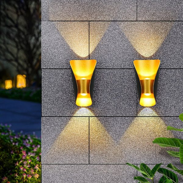 Unique Creative Up and Down Lights Outdoor Wall Lights Waterproof Wall Sconces Wall Lamp - Image 5