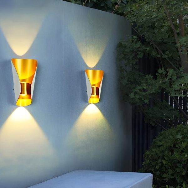 Unique Creative Up and Down Lights Outdoor Wall Lights Waterproof Wall Sconces Wall Lamp - Image 2