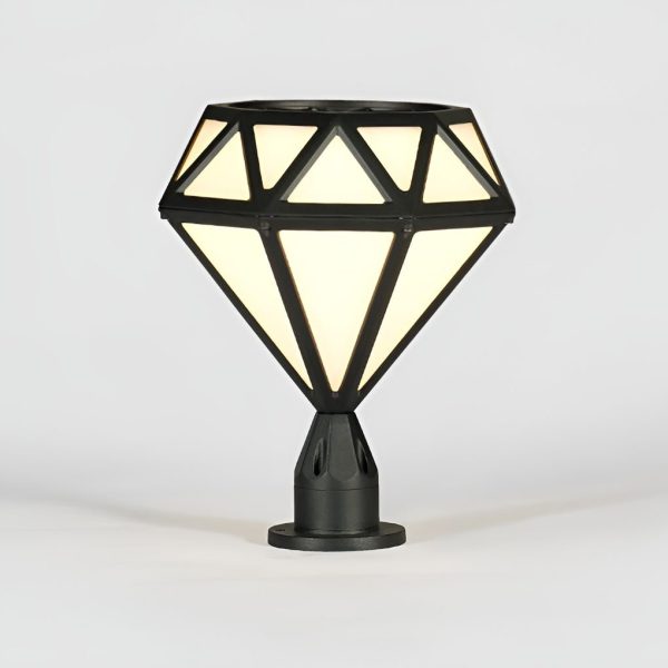 Unique Diamond-shaped LED Post Lights Outdoor Lights Waterproof Fence Post Lights - Image 6