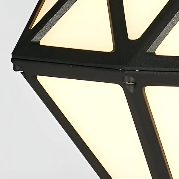 Unique Diamond-shaped LED Post Lights Outdoor Lights Waterproof Fence Post Lights - Image 12