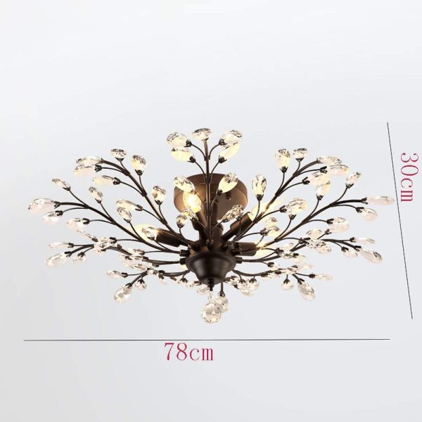 Unique Contemporary Chandeliers Crystal Flower Chandelier for Living Room - Image 6