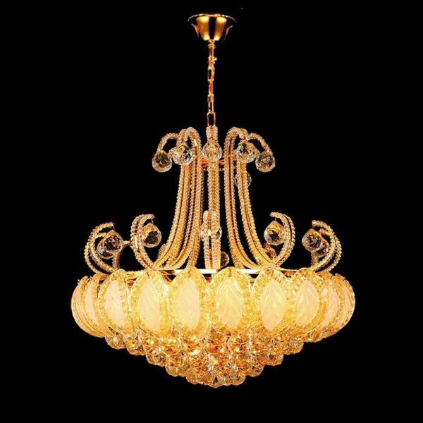 8-light Modern Gold/Silver Vintage Crystal Chandeliers For Living Room - Image 9