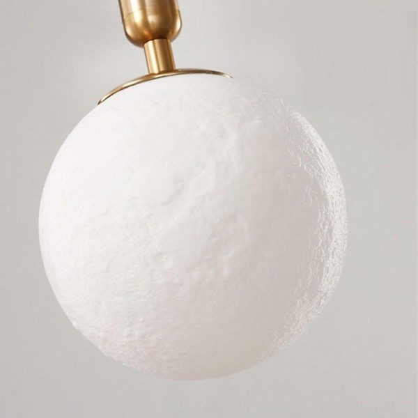 Modern Cylinder Globe Pendant Light Metal Acrylic Pendant Lighting - Image 6