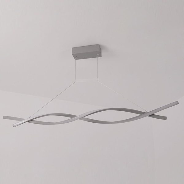 Interwoven Waves LED Modern Pendant Lighting Hanging Lamp Island Lights - Image 8
