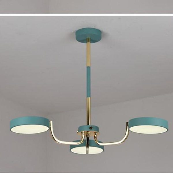 3 Lights Circular LED Modern Chandeliers Kitchen Pendant Lighting - Image 6