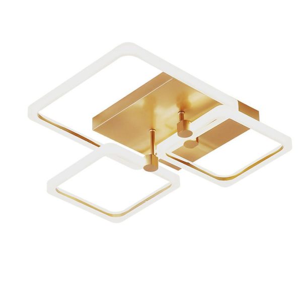 Squares Artistic Dimmable LED Modern Ceiling Lights Flush Mount Lighting - Image 9