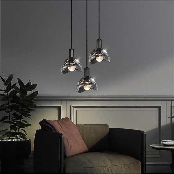LED Nordic Crystal Pendant Lighting Island Lights Hanging Lamp Chandelier - Image 4