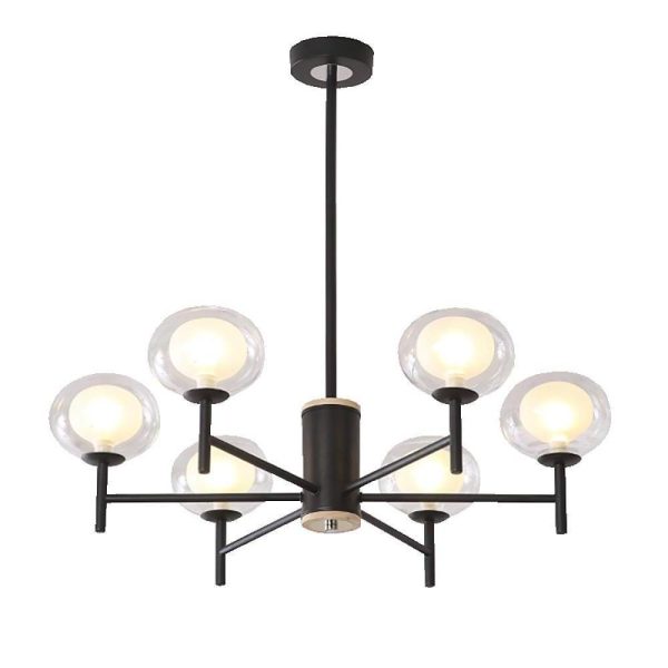 Nordic Sputnik Chandelier Industrial LED Bubble Chandelier 18 Bulbs - Image 9