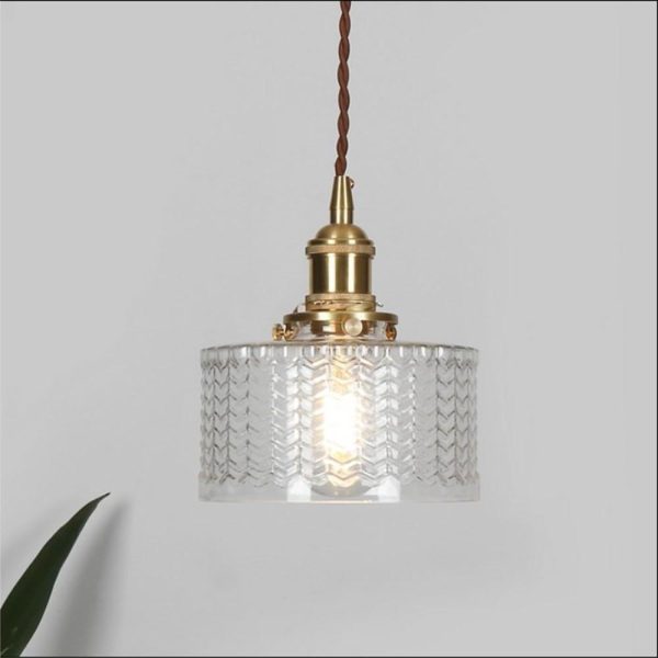 Circular Design Metal Glass Pendant Lighting Antique Pendant Lighting - Image 3