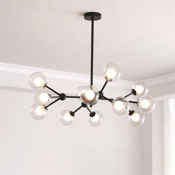 Modern Sputnik Chandelier Bubble Chandelier 12 Bulbs - Image 3