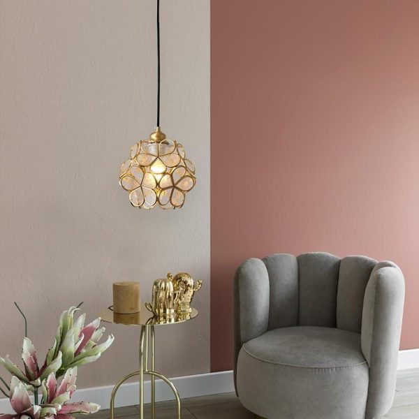 Ornate Flower Island Kitchen Pendant Lighting Copper Crystal Pendant Lighting - Image 2