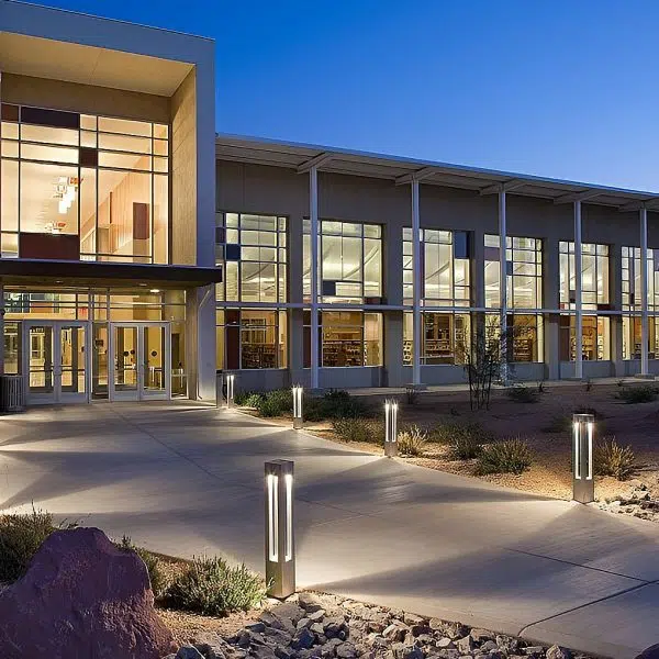 Black Aluminum Garden Bollard LED 7W 4-Beam Lighting - Image 7