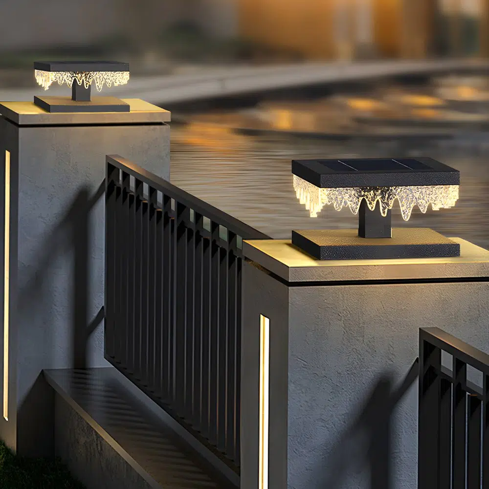 waterproof-square-creative-led-black-modern-solar-fence-post-lights-552716.jpg Waterproof Square Creative LED Black Modern Solar Fence Post Lights - Image 1