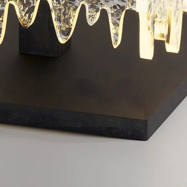 Waterproof Square Creative LED Black Modern Solar Fence Post Lights - Image 7