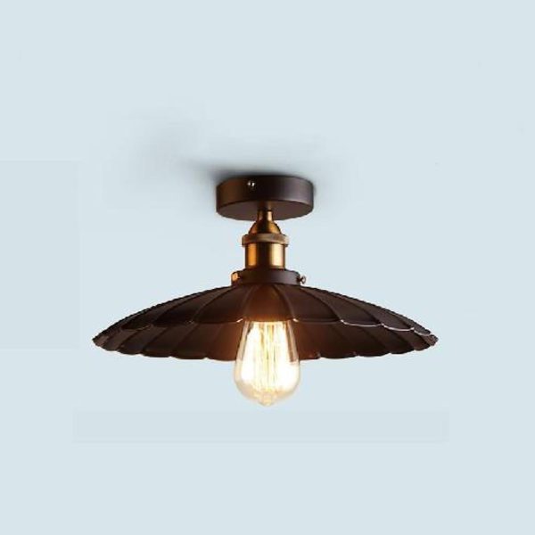 Circular Teardrop Pendant Light Industrial Hallway Lighting LED Ceiling Light - Image 7
