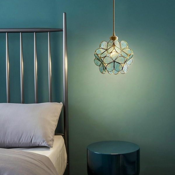 Ornate Flower Island Kitchen Pendant Lighting Copper Crystal Pendant Lighting - Image 5