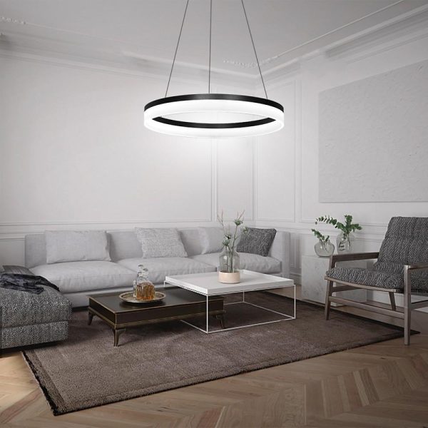 Flat Circular Island Kitchen Pendant Lighting Contemporary Pendant Light - Image 5