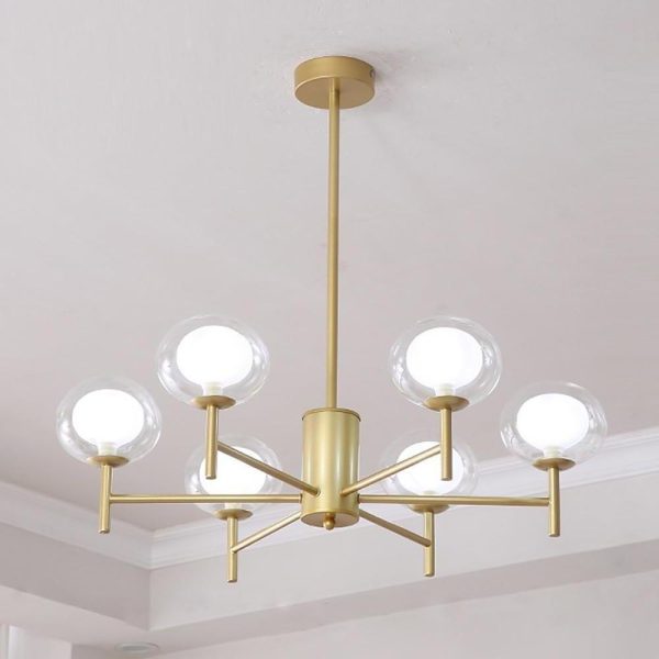 Nordic Sputnik Chandelier Industrial LED Bubble Chandelier 18 Bulbs - Image 8