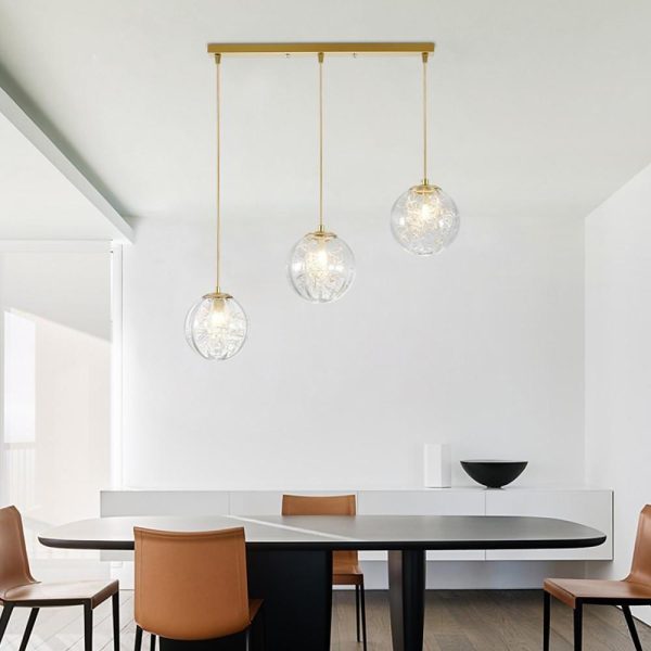 Nordic Artistic Glass Pendant Lighting Globe Pendant Lighting - Image 7