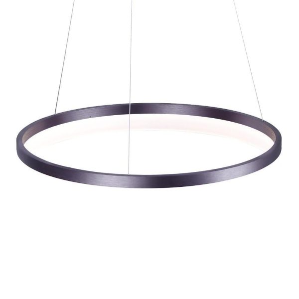 Geometric Slimline Circular Pendant Entry Light Dimmable Ceiling Light - Image 14