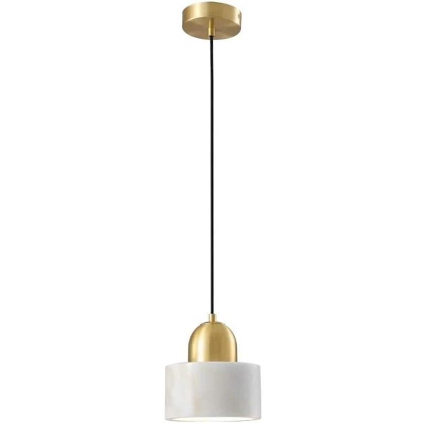 Modern Metal Marble Mini Pendant Lights Classic Artistic Pendant Lighting - Image 7