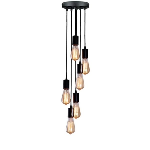 Cluster Teardrop Pendant Light Braided Island Industrial Pendant Lighting - Image 6