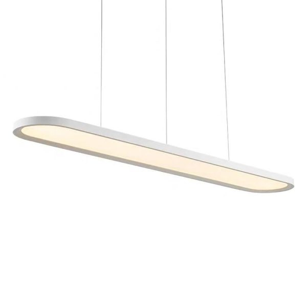 Rounded Corners Strip LED Modern Pendant Lighting Chandelier Hanging Lamp - Image 10