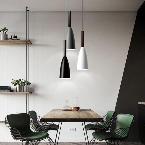 Cone LED Modern Minimalist Island Lights Pendant Light Hanging Lamp - Image 12