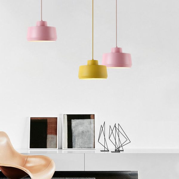 Macaron Candy Jar 1-Light Aluminum Pendant Light - Image 10