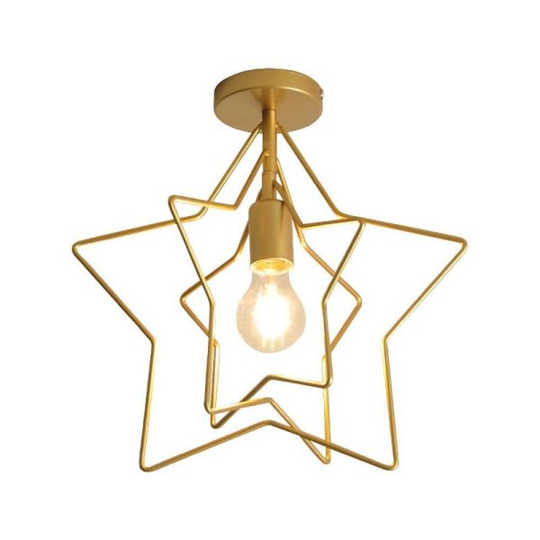 Multiple Metal Star LED Modern Pendant Lighting Hanging Ceiling Lights - Image 4
