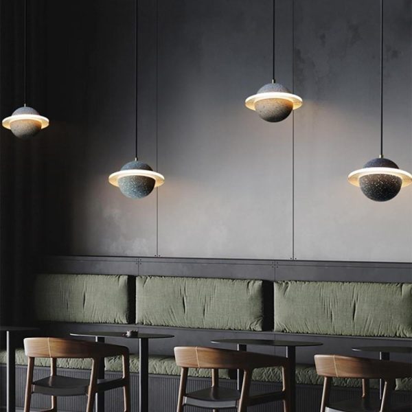 Saturn Pendant Lighting for Kitchen Island Acrylic Pendant Lighting - Image 9