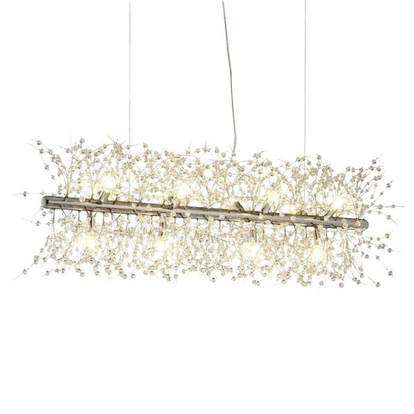 Dazzling Crystal LED Modern Chandeliers Pendant Light Hanging Lamp - Image 5