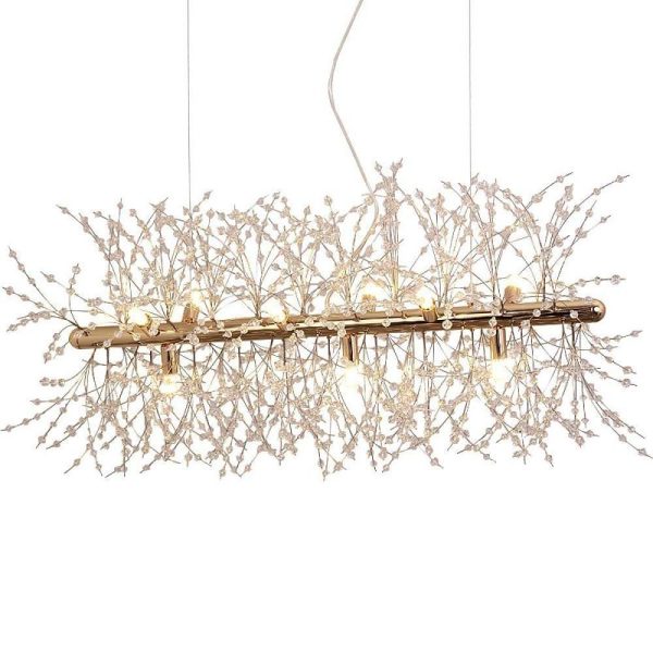 Luxury Modern LED Pendant Light with Electroplated Metal & Crystal Design E26/E27 Compatible - Image 5