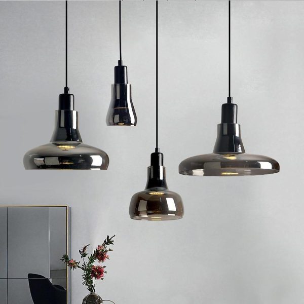 Circular Glass Pendant Lights Modern Nordic Industrial Pendant Lighting - Image 6