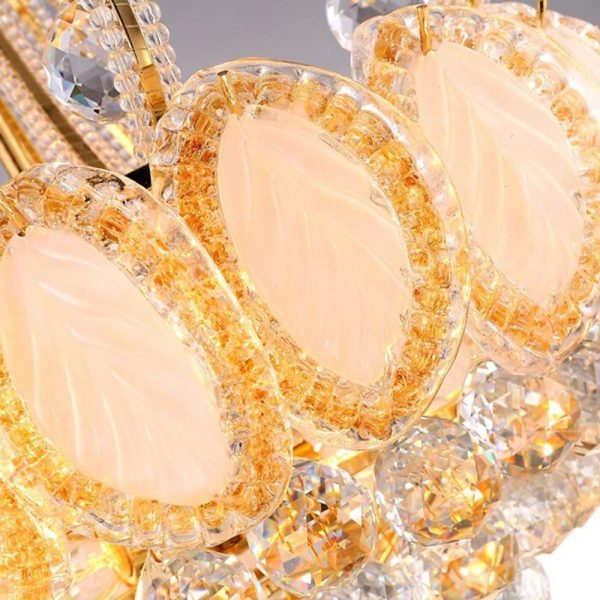 8-light Modern Gold/Silver Vintage Crystal Chandeliers For Living Room - Image 19