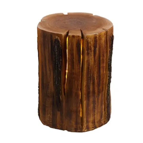 Resin Tree Stump Outdoor Light Rustic Decorative Garden Lawn LED Lamp - Image 6