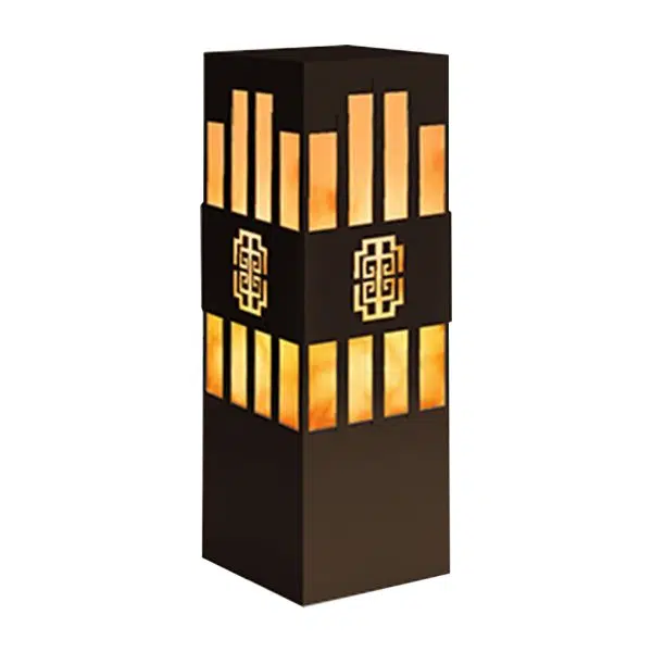 Rectangular Outdoor Garden Lights with Streak Cut Design Elegant Landscape Lighting - Image 11