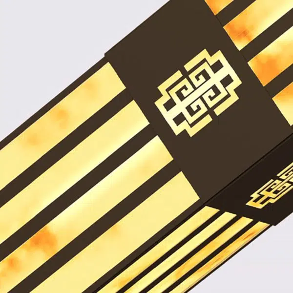 Rectangular Outdoor Garden Lights with Streak Cut Design Elegant Landscape Lighting - Image 10