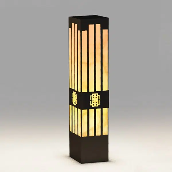 Rectangular Outdoor Garden Lights with Streak Cut Design Elegant Landscape Lighting - Image 7