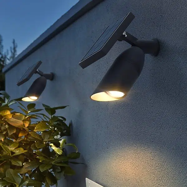 Solar LED Outdoor Spotlight Waterproof Landscape Wall Lighting - Image 5