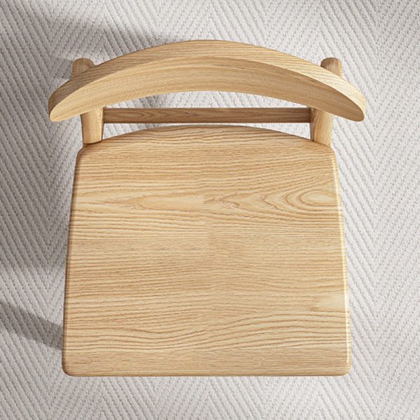 Contemporary Nordic Wood Sponge Square Elliptical Dining Chair Backrest For Dining Room - Image 12