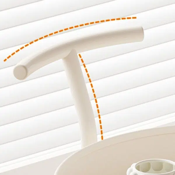 Contemporary Luxury Round Stainless Steel Glass End Table 2-Tier For Living Room - Image 9