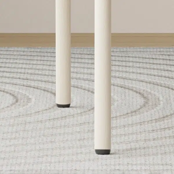 Contemporary Creative Square Iron Wool Vanity Stool Backrest Armless For Bedroom - Image 7