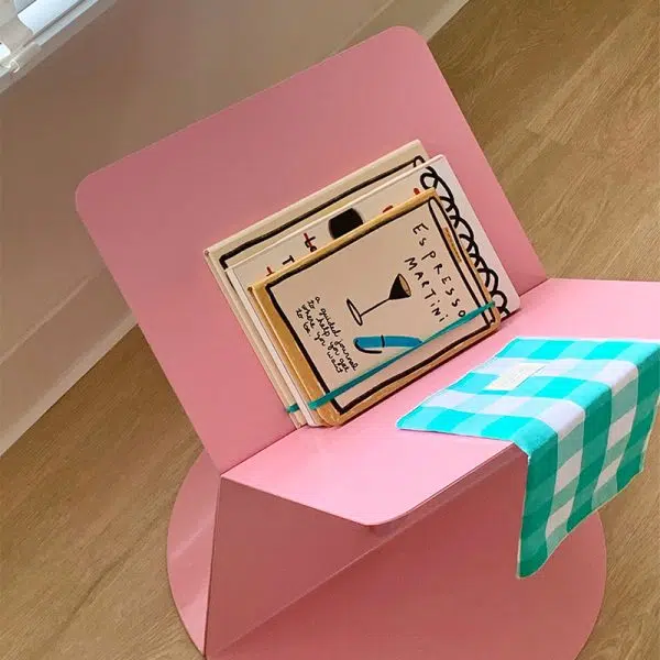 Contemporary Creative Round Square Metal End Table 1-Tier For Living Room - Image 9