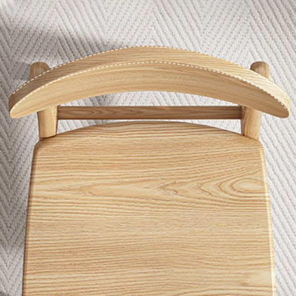 Contemporary Nordic Wood Sponge Square Elliptical Dining Chair Backrest For Dining Room - Image 13